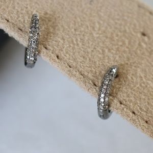 Small Tapered Diamond Huggies